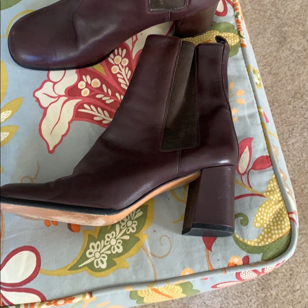 Vintage Gucci leather , brown boots, sz 9.5 - Picture 3 of 7